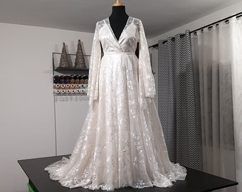 Star Wedding Gown Celestial Maternity Photoshoot Robe