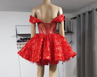 Short Red Christmas Dress