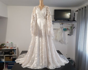 Star Dress Star Wedding Dress White Star Dress