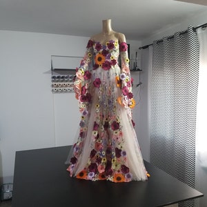 Floral Long Gown image 4