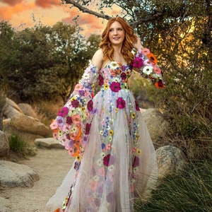 Floral Long Gown image 2