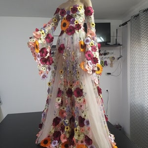 Floral Long Gown image 6