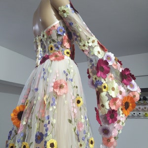 Floral Long Gown image 8