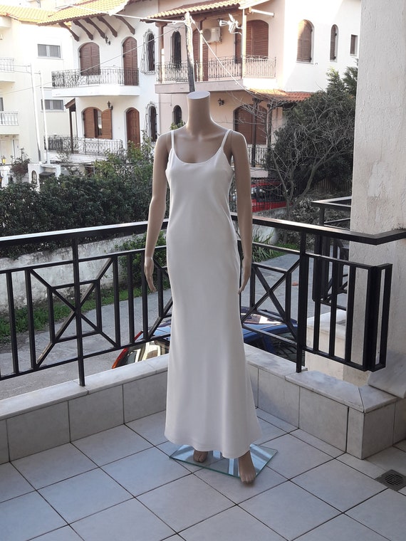 simple slip wedding dress