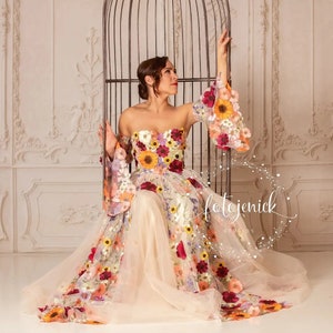 DDP Floral Wedding Gown DDP