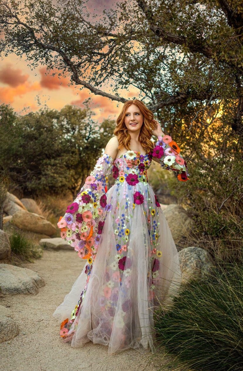 Floral Long Gown image 2