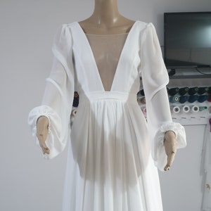 Chiffon Wedding Dress