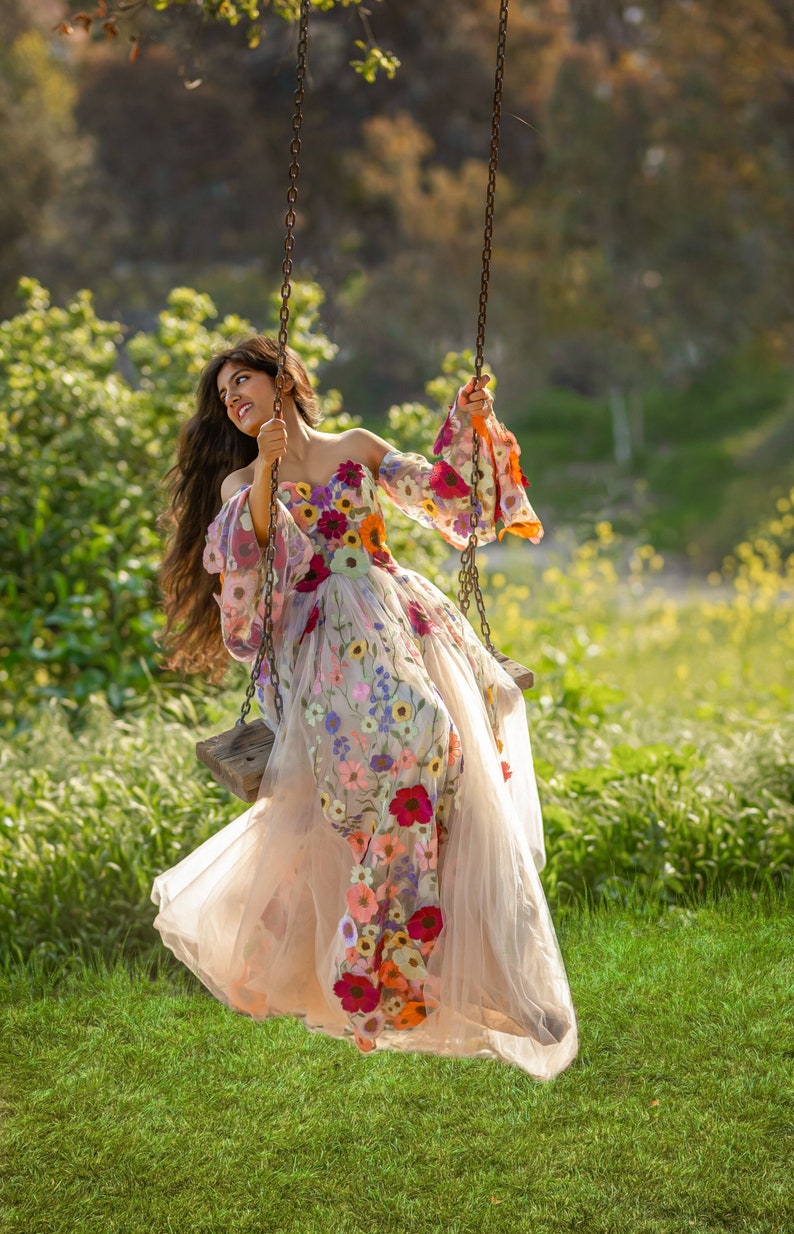 Floral Long Gown image 3