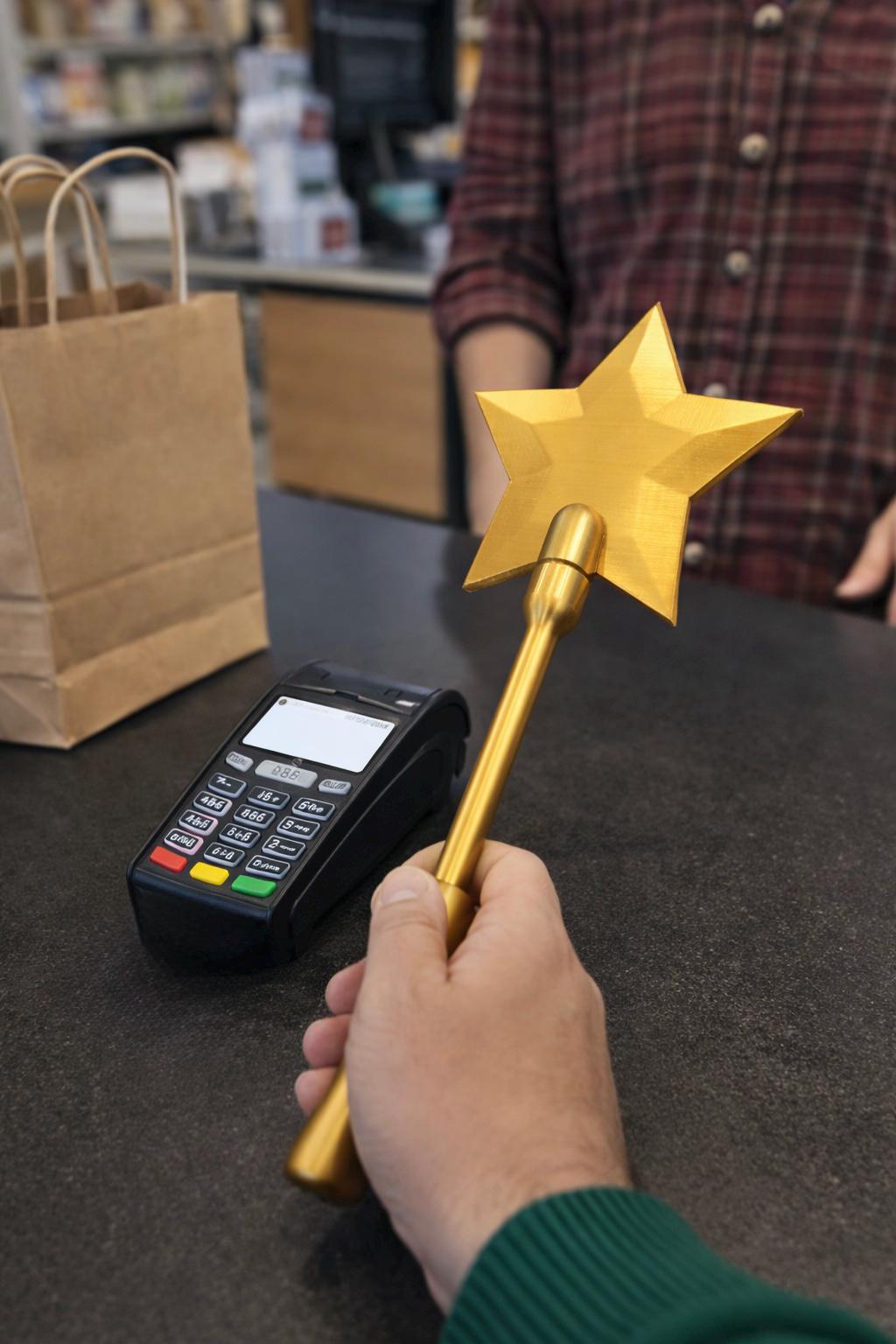 Tap to Pay Credit Card Magic Wand – Funny Contactless Payment