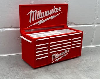 Mlwauke - Heavy-Duty Toolbox Desk Organizer – Workbench Pen Holder for DIYers, Mechanics & Woodworkers – Garage , Workshop Essential
