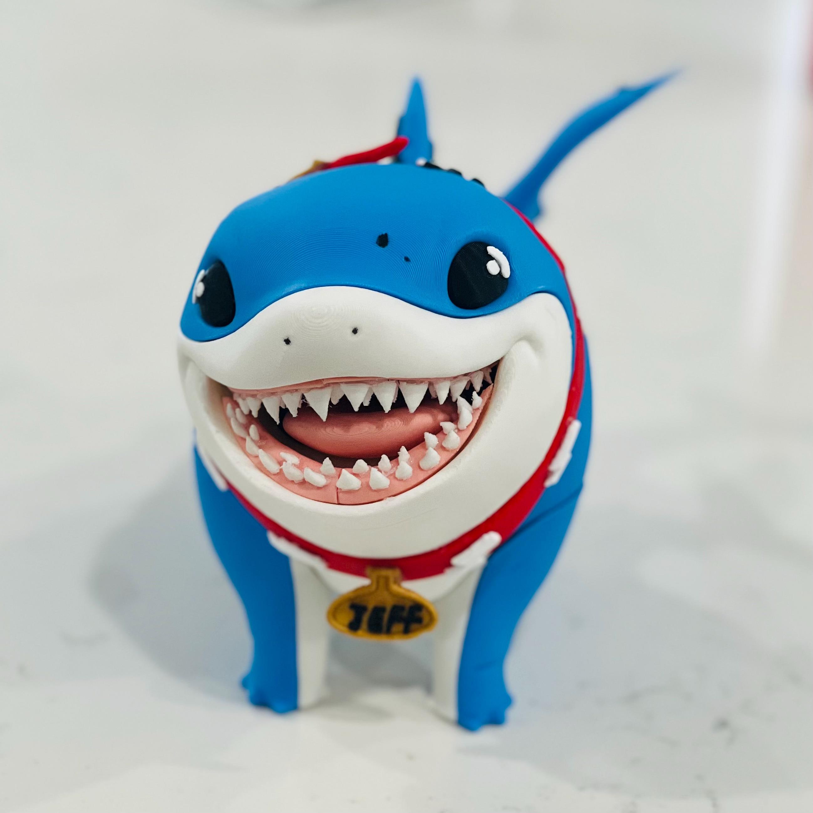 ジェフ フィギュア Jeff the landshark figure - Etsy 日本