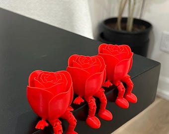 Fidget Rose - Valentine's Day - Fun Desk Gift with 1 or 3 Piece Options