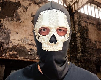 Tactical Ghost Skull Mask – Ghost Inspired - Stealth Warrior-Inspired Cosplay Gear for Airsoft & Themed Events