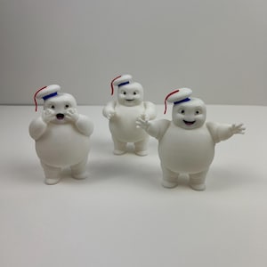 Ghostbusters Mini Stay Puft Marshmallow Man Figure Set - 3-Piece Collectibles