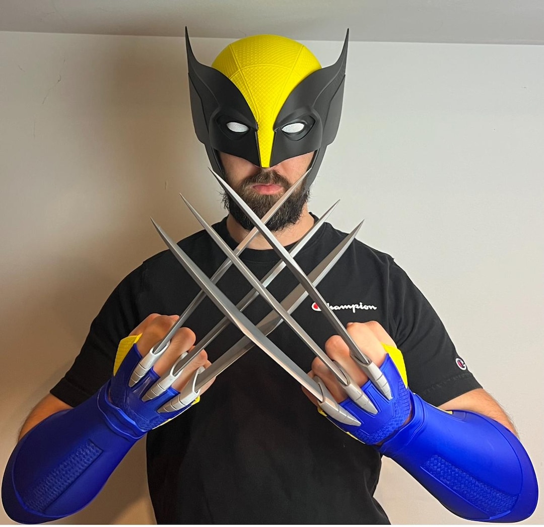 マーベル X-Men ウルヴァリン コスプレ用マスク&爪セット マーベル X-Men ウルヴァリン コスプレ用マスク&爪セット