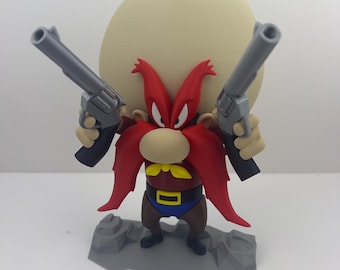 Yose- mite Sam Vinyl Figure – Cartoon Villain Collectible Toy