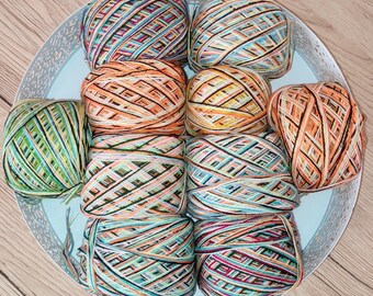 Acrylic Yarn  - Orange, 10 Balls (327 g / 11.5 oz)
