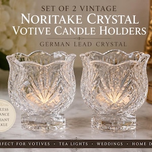 Vintage Noritake Crystal - Etsy