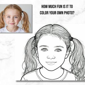 写真からぬり絵を作成、印刷したカスタムぬり絵、写真から印刷できる家族向けアクティビティ 画像 5