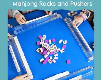 Porte-carreaux de mahjong avec sac personnalisé, accessoires de mahjong personnalisés