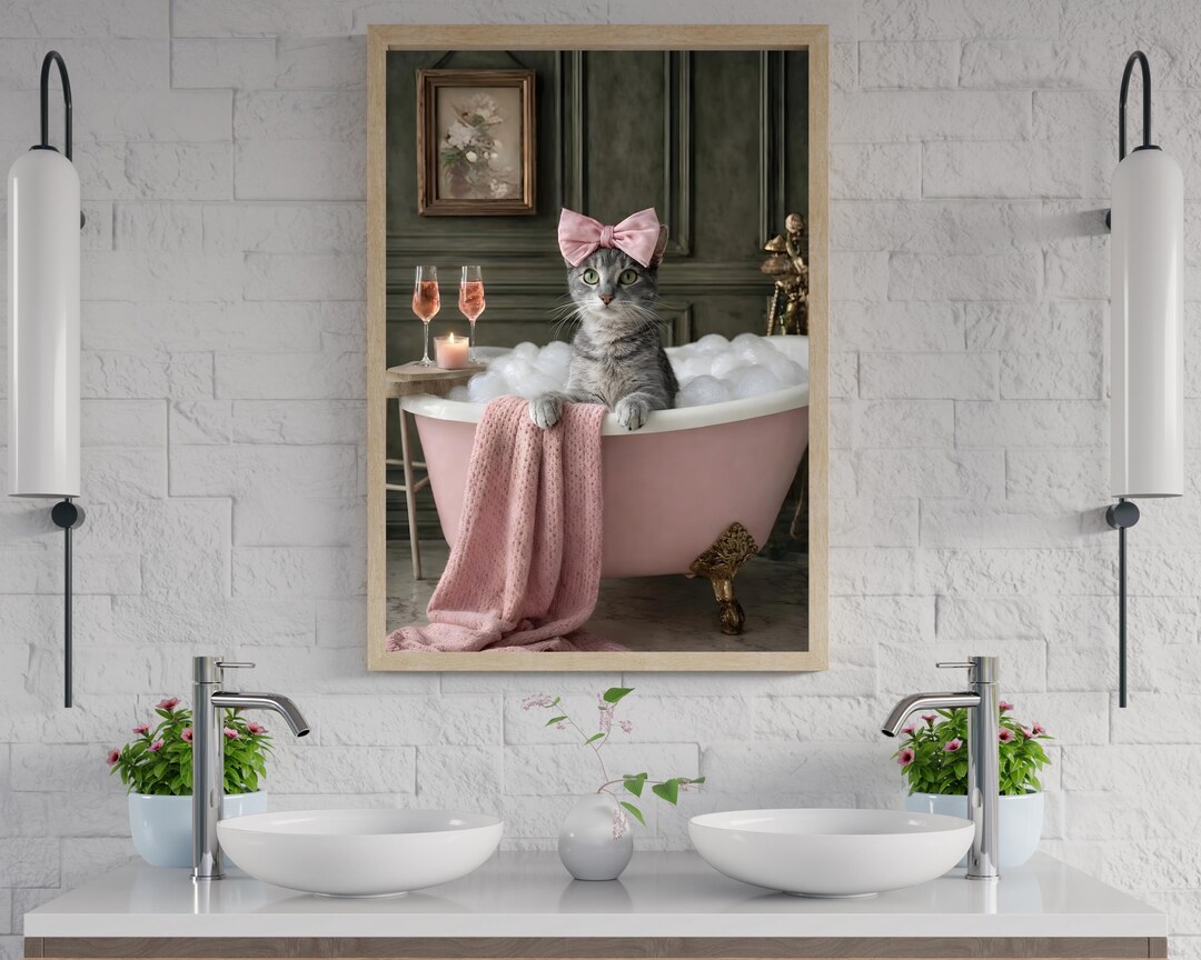 Custom Funny Pet Portrait | Digital Dog & Cat Art | Personalized Pet ...
