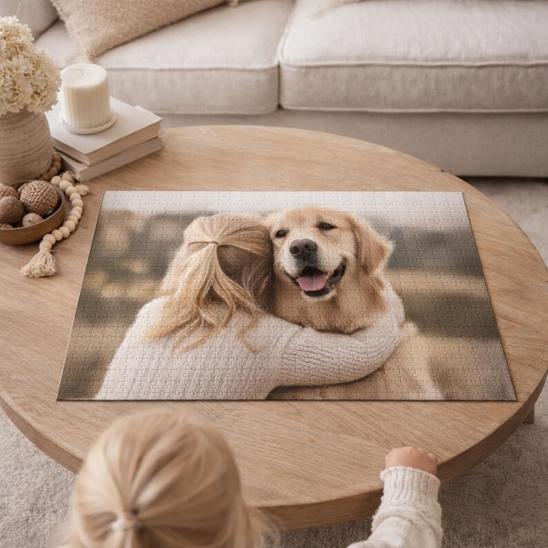 Custom Puzzle from Photo, Personalized Family Puzzle, Custom Photo Puzzle Gift, Family Photo Gift, Personalized Jigsaw Puzzle image 6