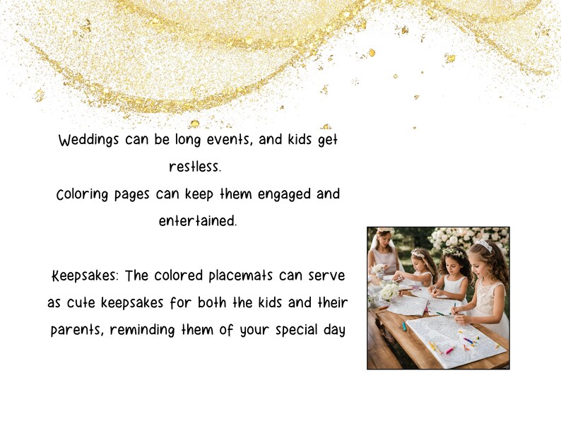 Wedding Coloring Placemat for Kids.personalized Wedding Activity Sheets