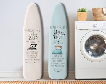 Personalized Ironing Board Cover: Farmhouse Laundry Room Decor