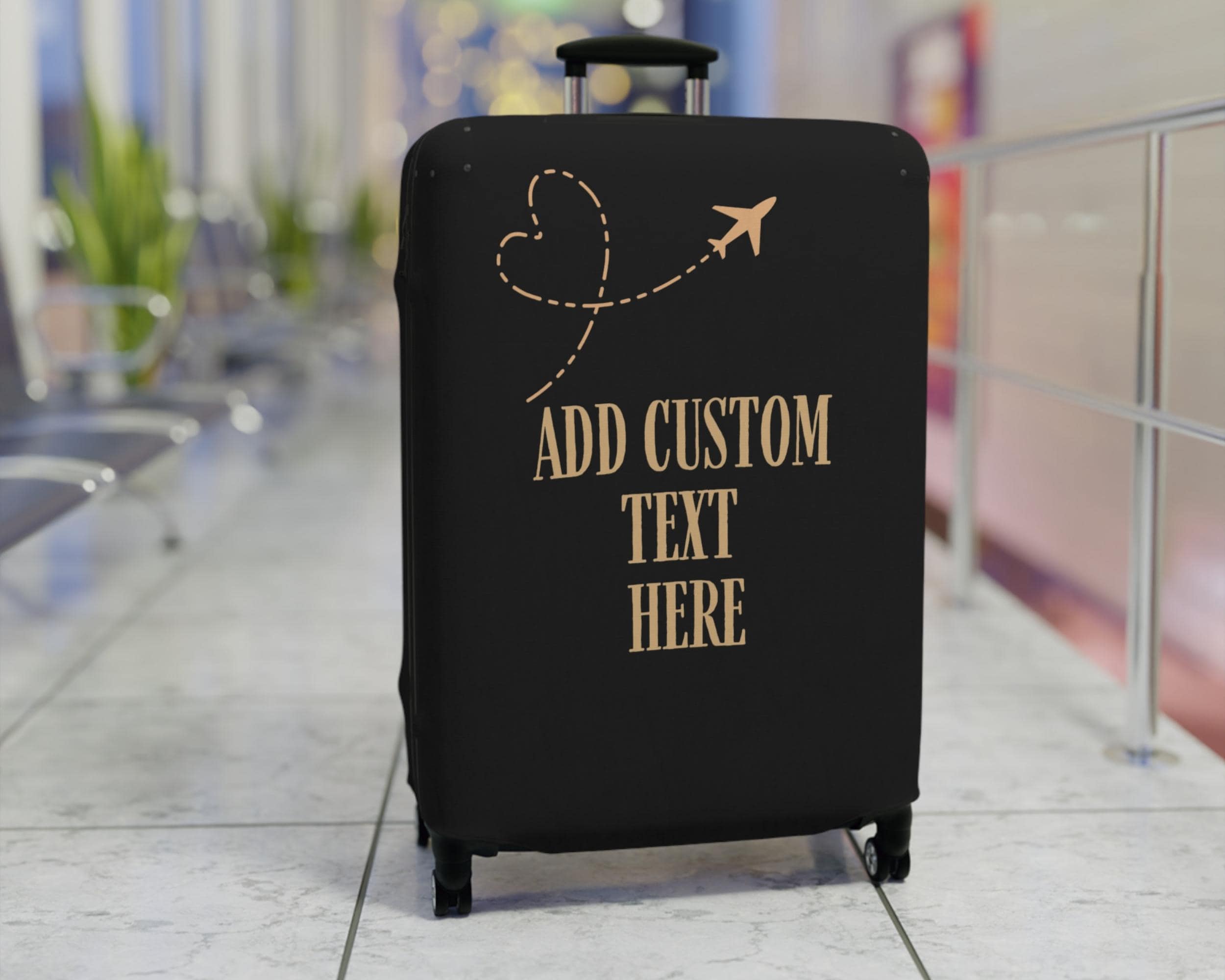 luggage cover suitcase with name on it Custom Luggage Cover