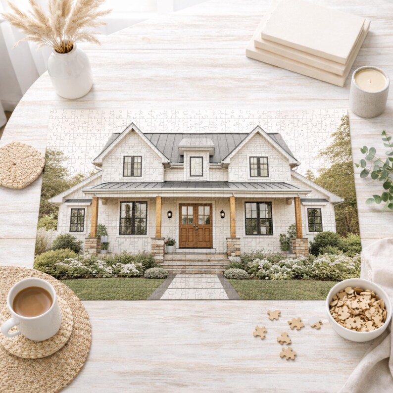 Custom Puzzle from Photo, Personalized Family Puzzle, Custom Photo Puzzle Gift, Family Photo Gift, Personalized Jigsaw Puzzle image 2