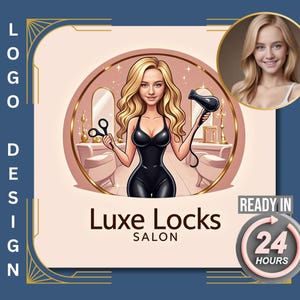 Cartoon Logo | Custom Business Portrait & Design, Unique Cartoon Creation for Branding, Personalized Graphic Logo Graphic Portrait for promo
