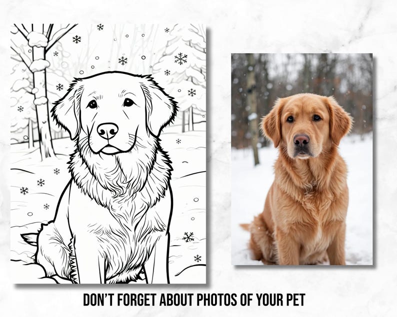 写真からぬり絵を作成、印刷したカスタムぬり絵、写真から印刷できる家族向けアクティビティ 画像 2