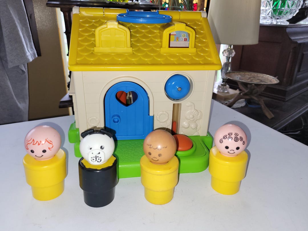 Fisher Price Little People Discovery House/cottage 1984 With
