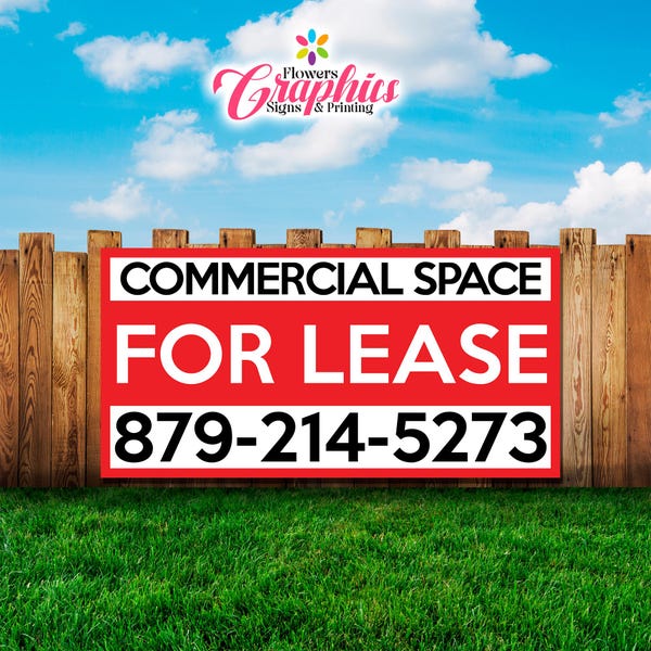 Example Leasing Sign Board Custom for Lease Sign - Etsy
