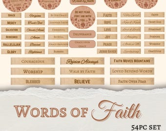 Faith Journaling Cards | Christian Printable Ephemera (Digital Download)