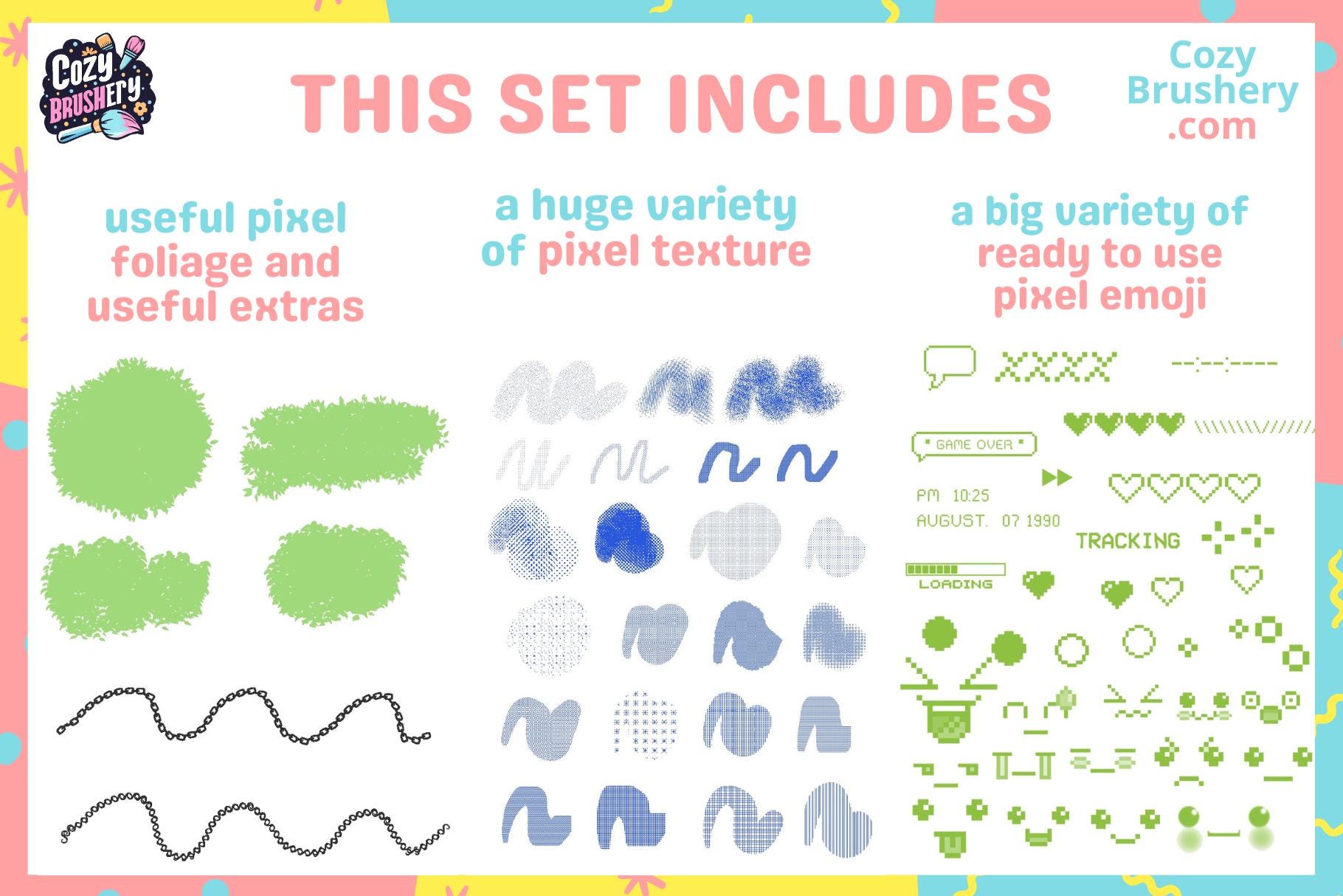 Procreate Brushes: Ultimate Pixel Brush Pack, Perfect for 8bit Art ...