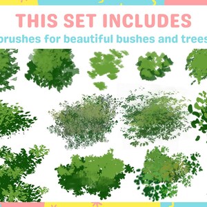 Procreate Brushes: 117 Ghibli-inspired Anime Nature Brush Set ...