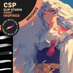 Procreate Brushes: Clip Studio Style Pack, 40 Brushes for Sketching, Lineart, and Painting, Perfect for Anime and Illustrations
