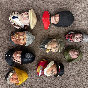 Bosson Chalkware Head 