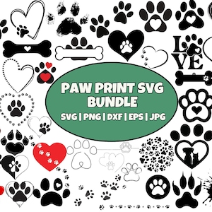 Paw Print Svg, dog Paw SVG, Dog Svg, Paw Svg, Animal Paw Svg, cat Paw Svg, Dog Paw Print Cut File, Paw Print Cut File, Animal Print Svg
