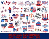 4th of July SVG Mega Bundle: USA Flag, Heather Roberts Art (Cut Files)