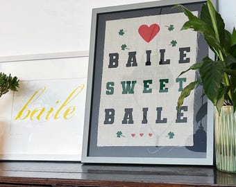 Baile Sweet Baile Irish Linen 'Sampler'