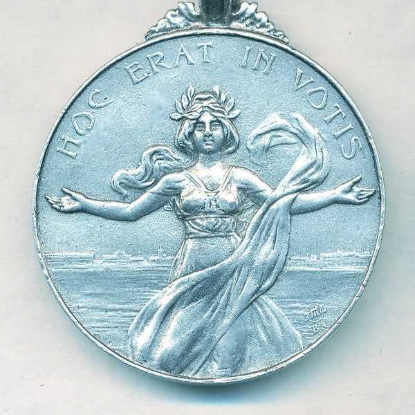 Beautiful  CHILE-ARGENTINA Medal Cast from Original  50MM  *Chile-Argentina Community Homage Allegory 1903 Art Nouveau Medal by LUBARY