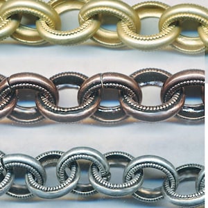 S A L E UNUSUAL CHAIN Custom Made  14mm sold by the foot