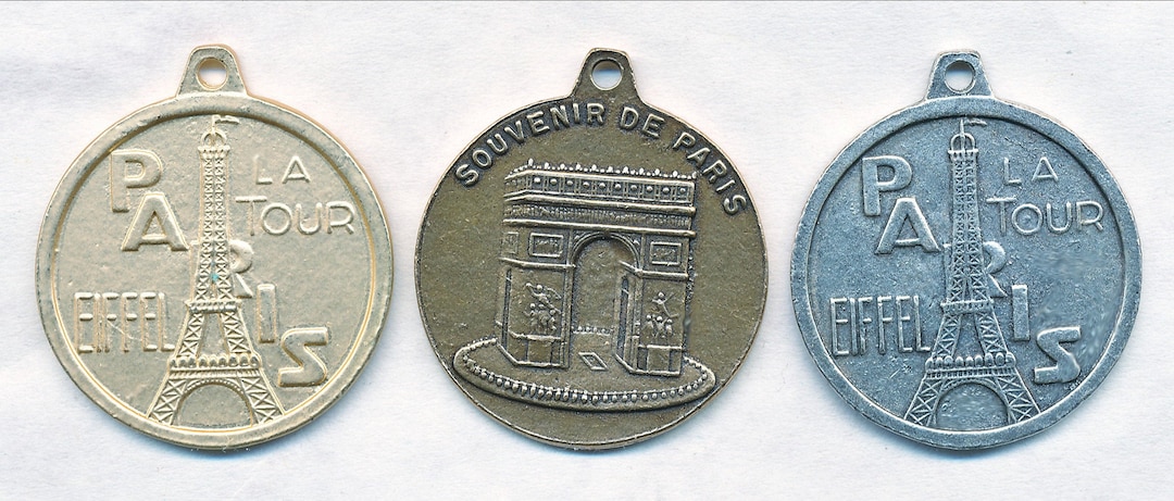 フランスの記念メダル フランスメダル記念品 29mm デコスタイル オリジナル鋳造 - Etsy 日本