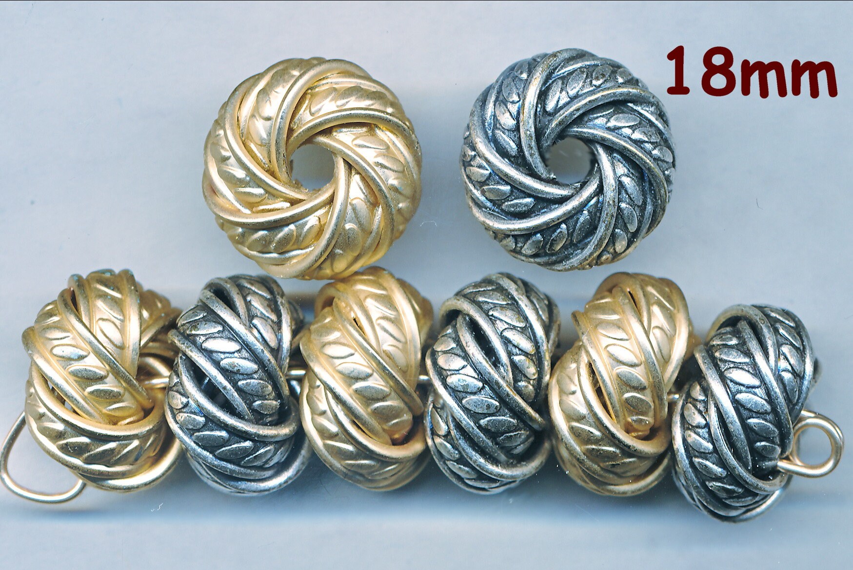 VINTAGE DECORATIVE KNOTS. 18MM 10 Pieces Special Price - Etsy