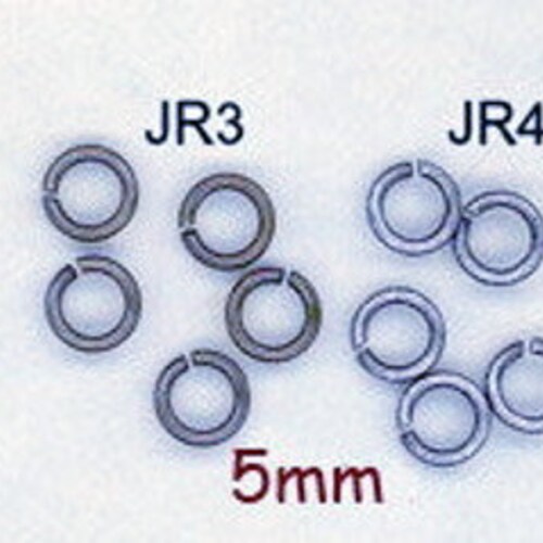 TEXTURED JUMP RINGS Various Sizes 20 per Order Etsy