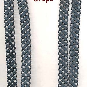 Beautiful DECORATIVE CHAIN MAIL sold by the foot Black, Ant.Sterling, Ant.Bronze image 4