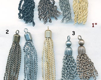 VINTAGE TASSELS 3 Sizes, 3 Styles  4 Pieces Each