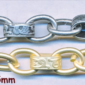 N E W  BEAUTIFUL CHAIN Sold By the Foot.  12x15mm